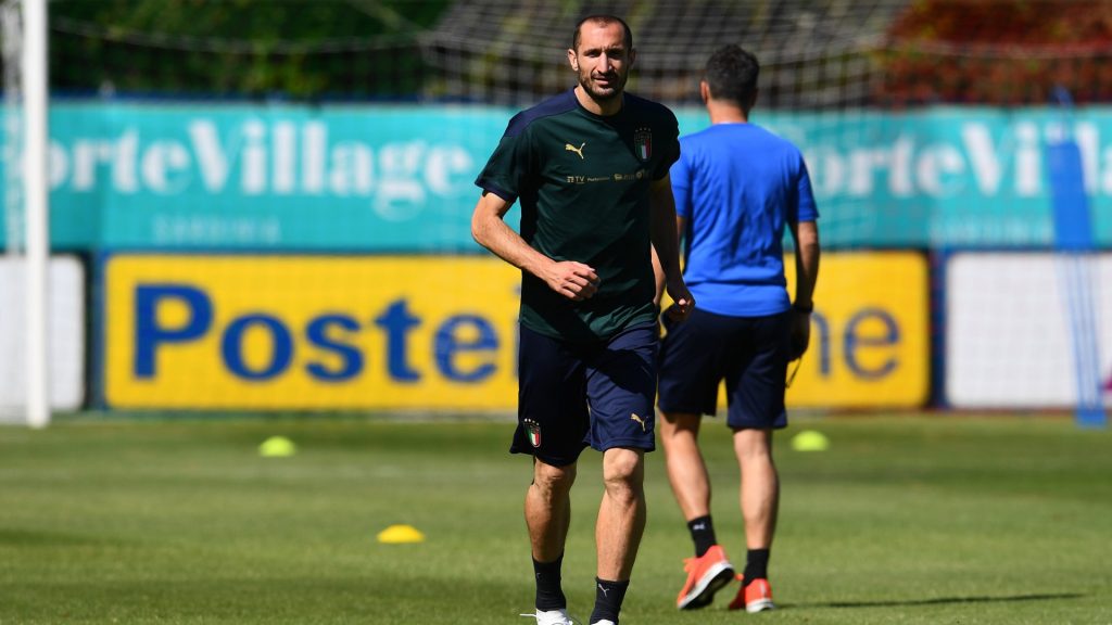 L'ultimo allenamento prima di Italia-Austria: Chiellini in ...