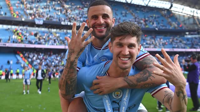 Guardiola rules Stones and Walker out of crucial Arsenal clash