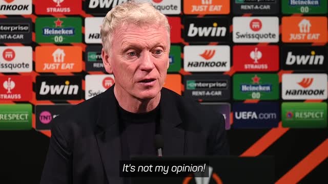 Moyes deems officiating ‘very poor’ after UEL exit