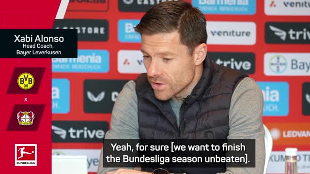 Leverkusen want to be Bundesliga Invincibles – Alonso