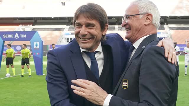 Conte hopes Ranieri can fix Roma