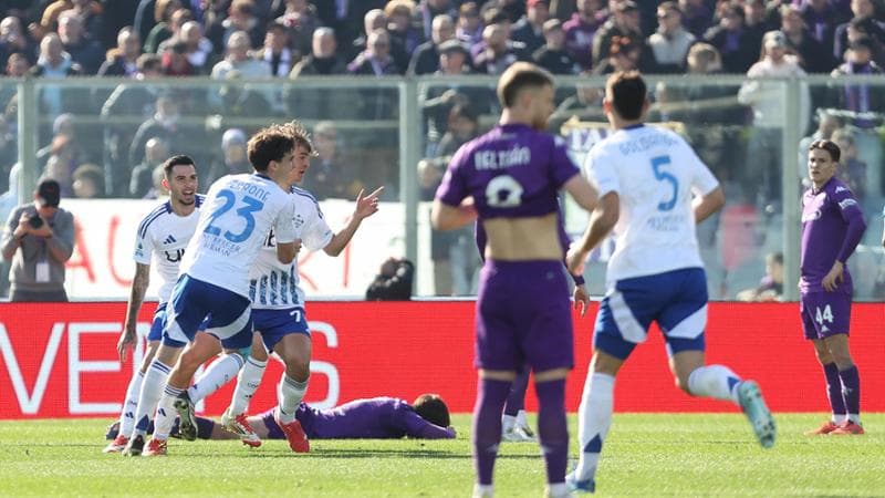 Como, scatto salvezza: gol di Diao e perla di Nico Paz, 2-0 in casa della Fiorentina