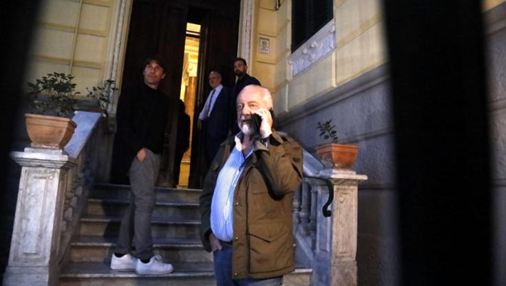 De Laurentiis: “Conte una garanzia, lo asseconderò in tutto”. Il tecnico: “Abbiamo stessa visione”