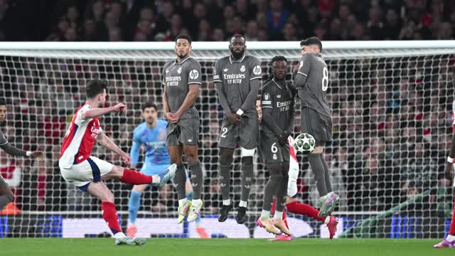 Rice ‘still speechless’ about Real Madrid free-kick goals