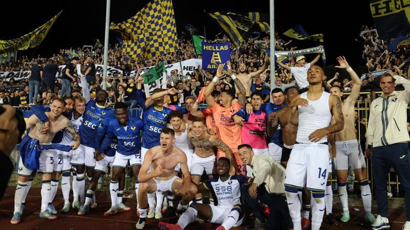 L’Empoli perde con il Verona e retrocede in B, il Parma ribalta l’Atalanta e si salva