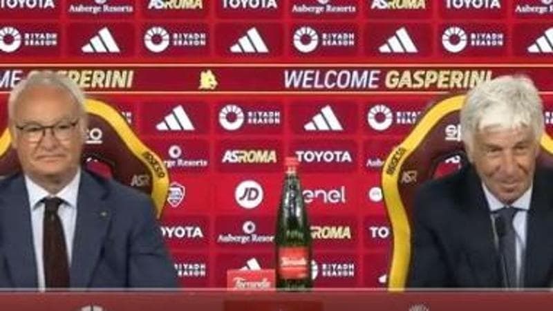 Gasperini: “Roma difficile, ma mi darà forza”. Ranieri scherza: “Antipatico ma ambizioso, ci serve”