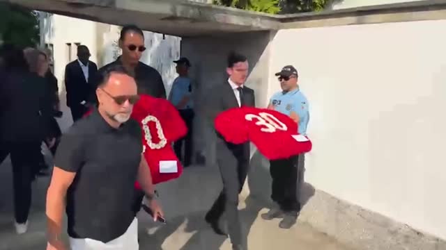 Liverpool squad arrive at Diogo Jota’s funeral