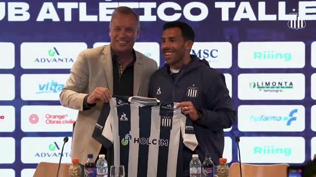 Tevez happy to be back coaching with Talleres