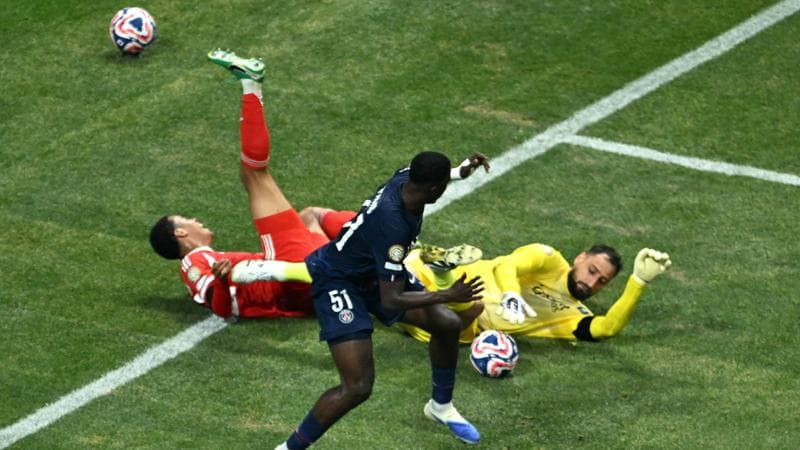 Gravissimo infortunio per Musiala: Donnarumma lo travolge durante Bayern-Psg al Mondiale per Club