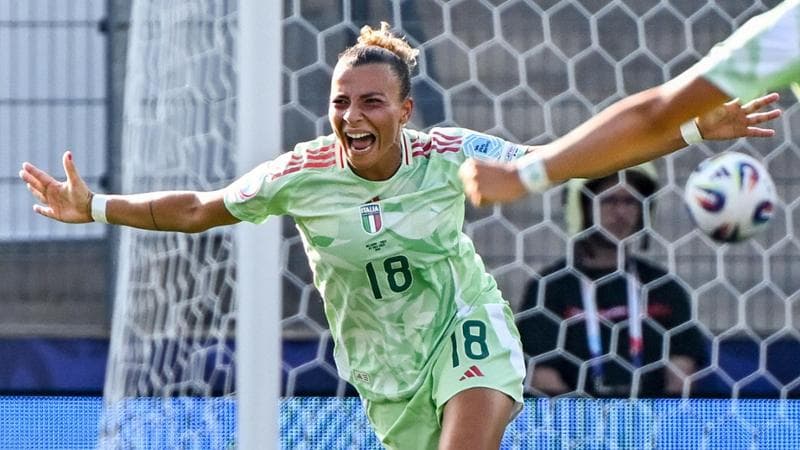Italia, esordio vincente agli Europei femminili: 1-0 al Belgio, decide un gol di Caruso