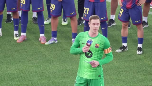 Ter Stegen says issues at Barcelona have been sorted