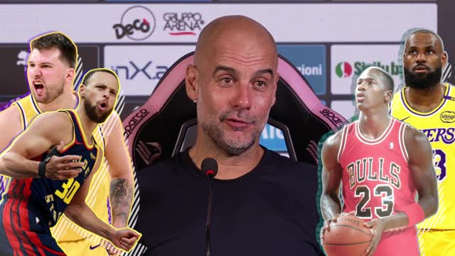 Guardiola expresses admiration for Michael Jordan and the NBA