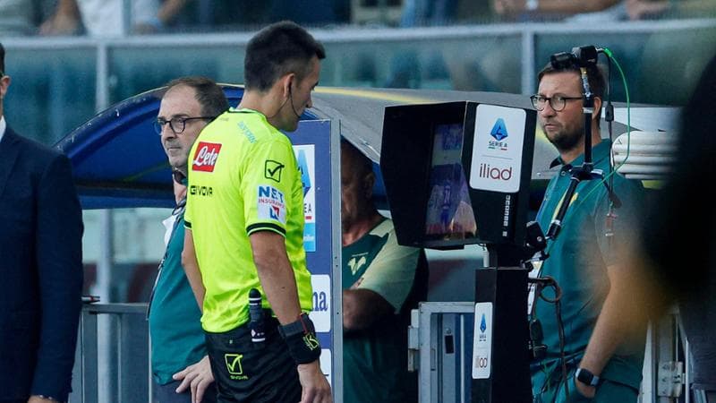 Arbitri e Var a processo: Rapuano retrocede in B